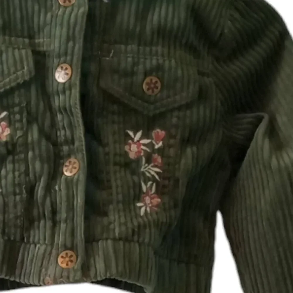Daisy Fuentes corduroy crop jacket, girls